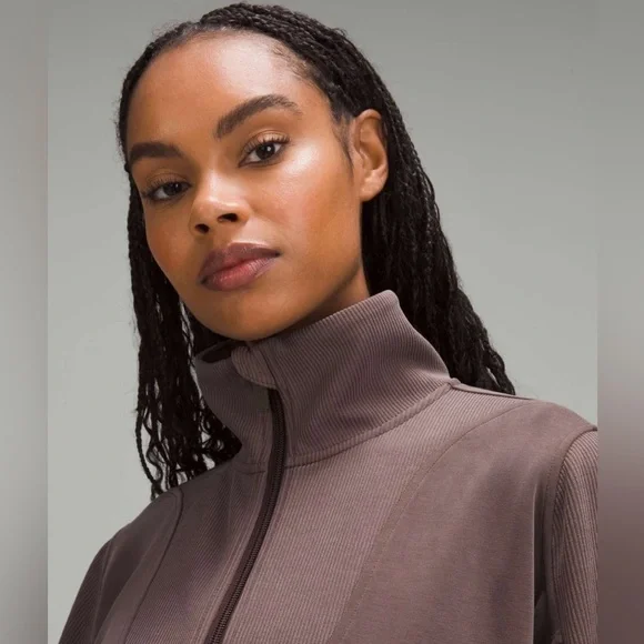 Brushed Softstreme Ribbed Half Zip. Espresso. New With Tags. RARE!!  Size 8 - Picture 7 of 10